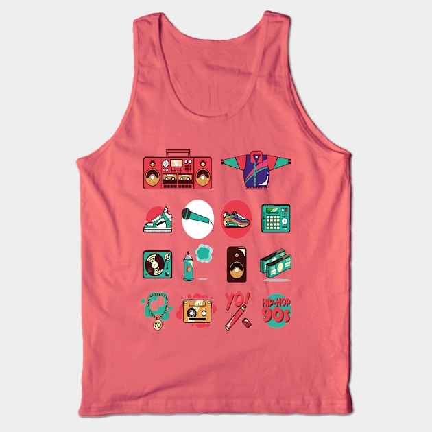 Hip Hop 90s Tank Top by manal